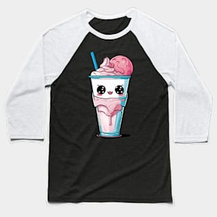 Kawaii Milkshake Baseball T-Shirt